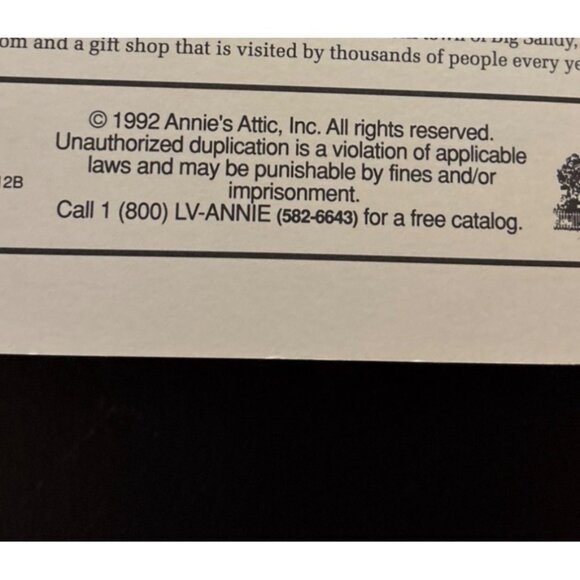 Annies Attic 1992 Baby Rings Layette Crochet Pattern Booklet - Picture 4 of 4